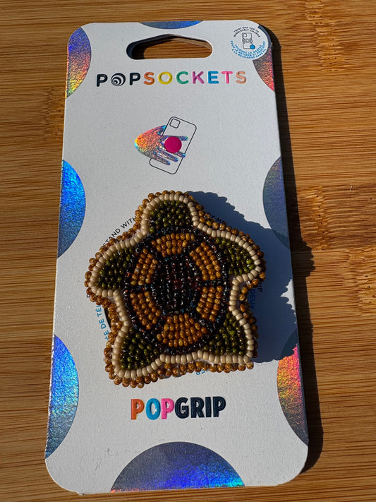 Beaded Turtle Phone Grip