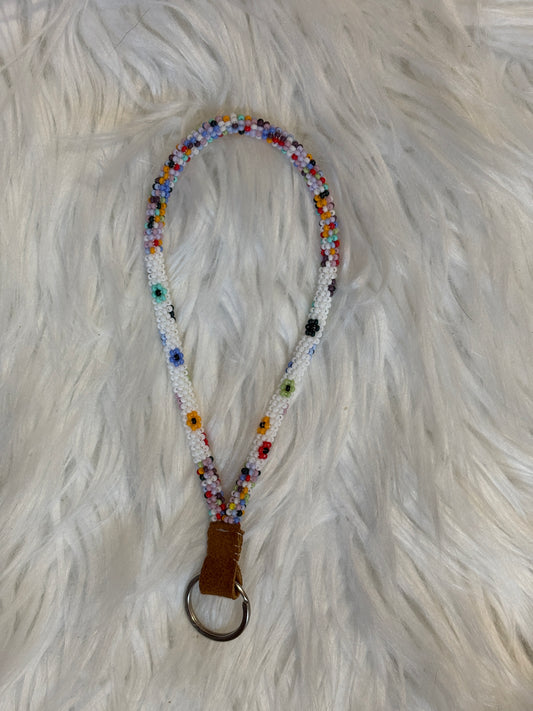 Bead Soup Wristlet with Flowers